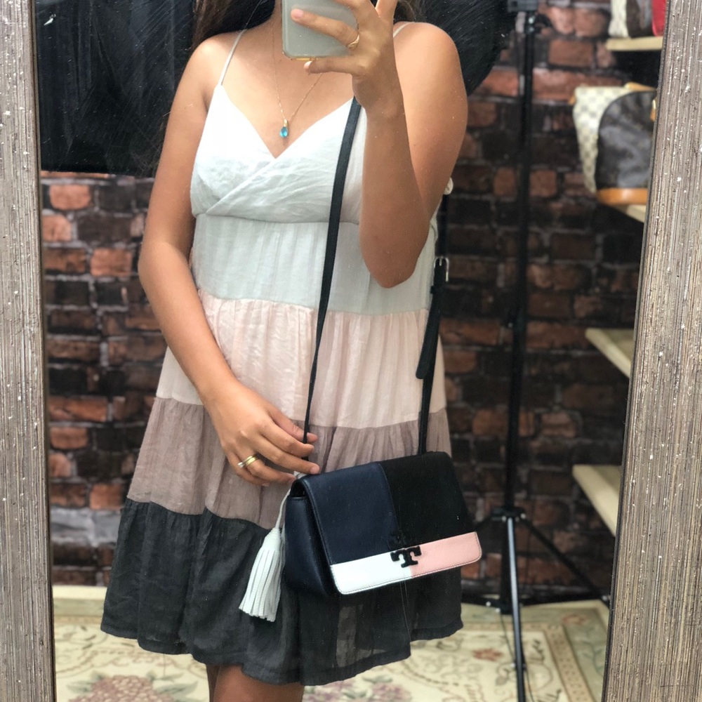 🌸OFFRS🌸Tory Burch All Leather ColorBlock Crssbdy - Picture 7 of 8